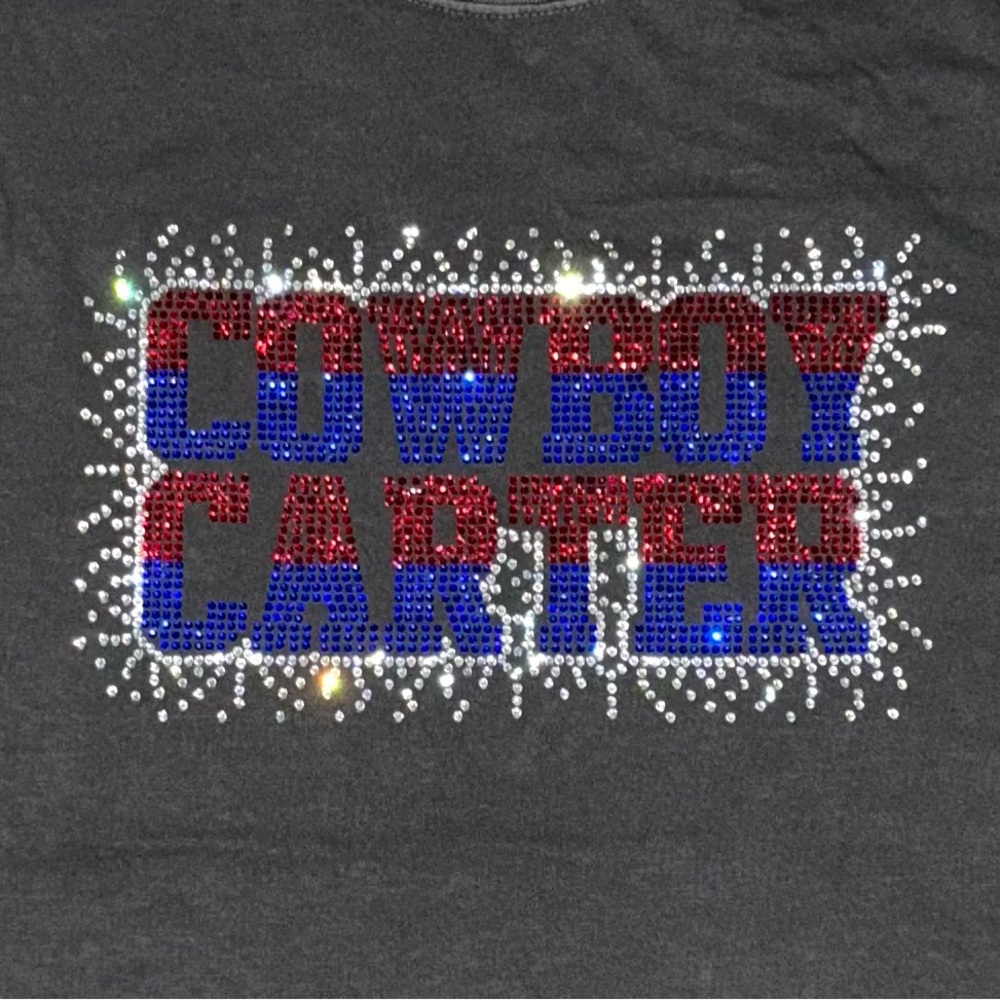 Cowboy Carter Beyonce Rhinestone Comfort Colors T-Shirt